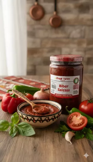 KATKISIZ BİBER SALÇASI